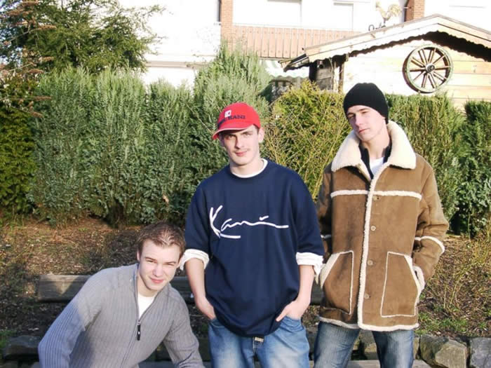 von links !!! Martin, Kai und  David