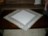 eckige Decke mit 16 cm breiter Torchon-Spitze