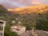 Abendd�mmerung - Blick von unserem Balkon zur Serra Tramuntana 