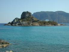 Nisi Kastri in der Bucht von Kefalos