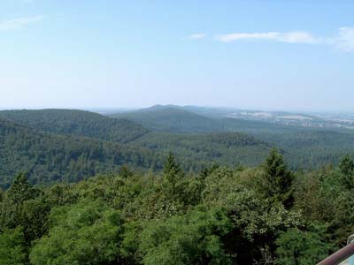 Ausblick auf Teutoburger Wald