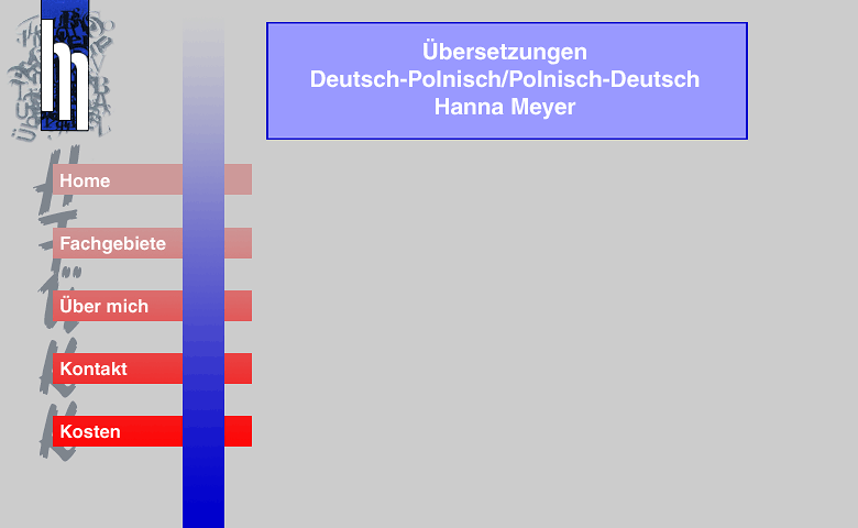 &Uuml;bersetzungen Deutsch-Polnisch/Polnisch-Deutsch Hanna Meyer