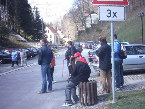 06 Kleine Pause nach dem Abstieg