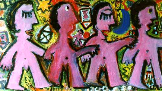 Four Wanderers/Vier Wanderer © Ulrich Leive Four Wanderers/Vier Wanderer