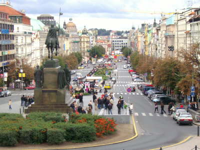 Blick auf den Wenzel-Platz