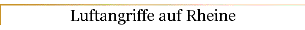 Luftangriffe auf Rheine